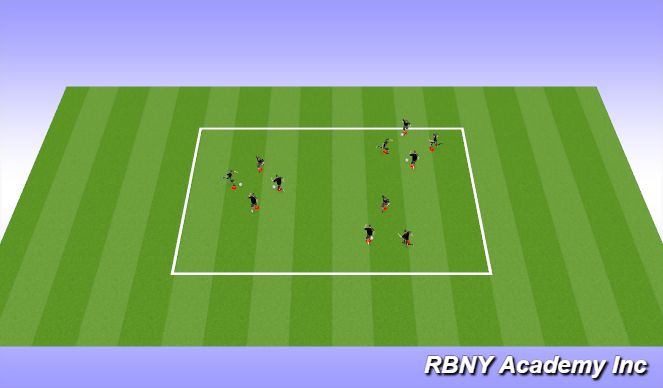Football/Soccer Session Plan Drill (Colour): Introduction