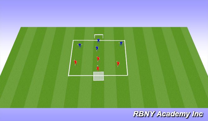 Football/Soccer Session Plan Drill (Colour): Match