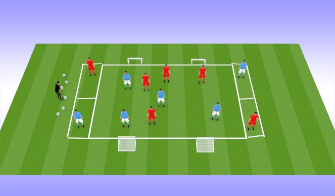 Football/Soccer Session Plan Drill (Colour): Screen 1