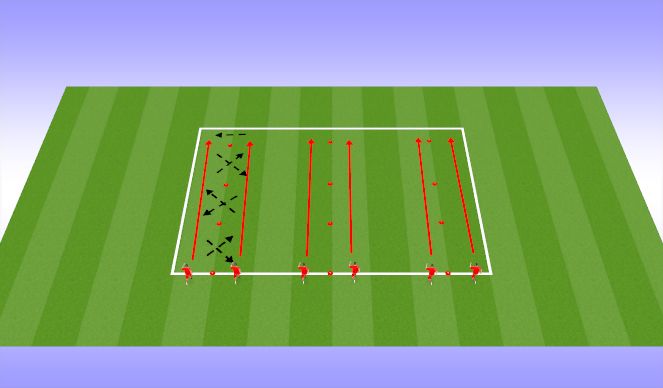 Football/Soccer Session Plan Drill (Colour): Passing option 8