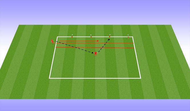 Football/Soccer Session Plan Drill (Colour): Passing option 10