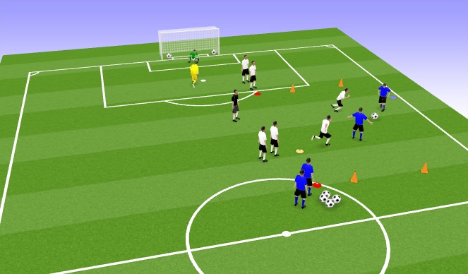 Football/Soccer Session Plan Drill (Colour): TR2