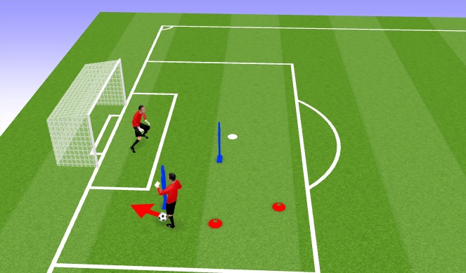 Football/Soccer Session Plan Drill (Colour): Screen 3