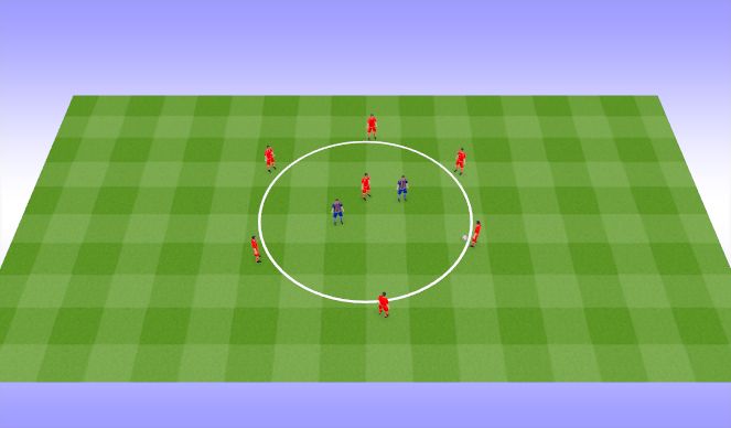 Football/Soccer Session Plan Drill (Colour): Warm Up Passing