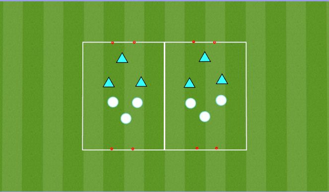 Football/Soccer Session Plan Drill (Colour): Small sided games