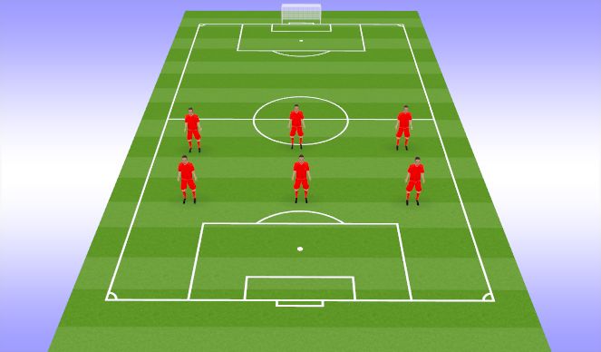 Football/Soccer Session Plan Drill (Colour): Cool Down Stretch