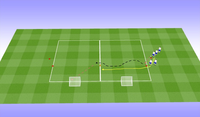Football/Soccer Session Plan Drill (Colour): Screen 1