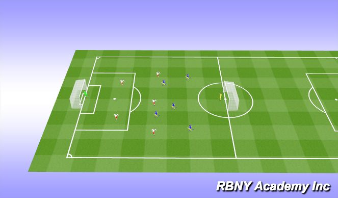 Football/Soccer Session Plan Drill (Colour): Match