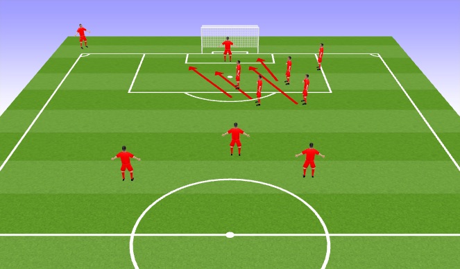 Football/Soccer Session Plan Drill (Colour): 1 ARM. 