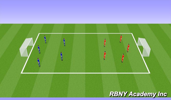 Football/Soccer Session Plan Drill (Colour): Match