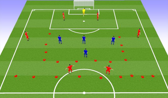 Football/Soccer Session Plan Drill (Colour): Screen 1