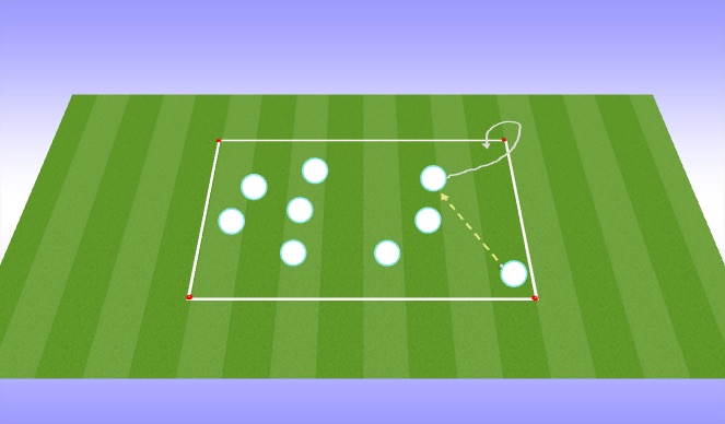 Football/Soccer Session Plan Drill (Colour): Passing & Receiving