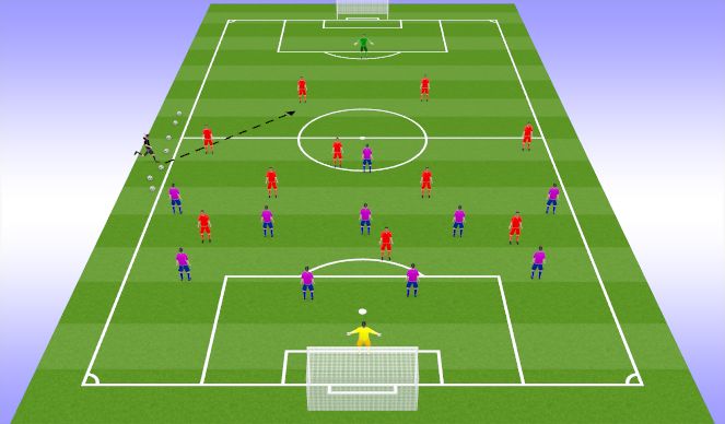Football/Soccer Session Plan Drill (Colour): Game