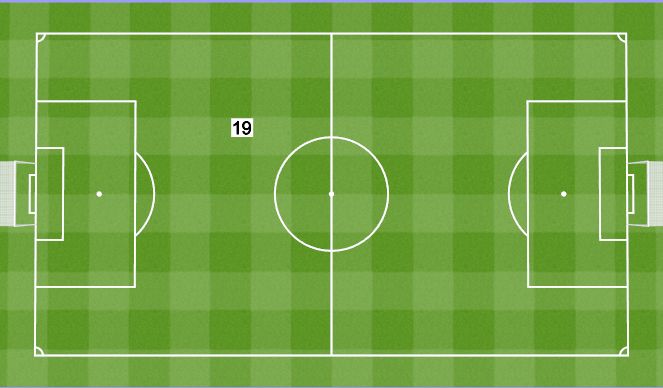 Football/Soccer Session Plan Drill (Colour): Players