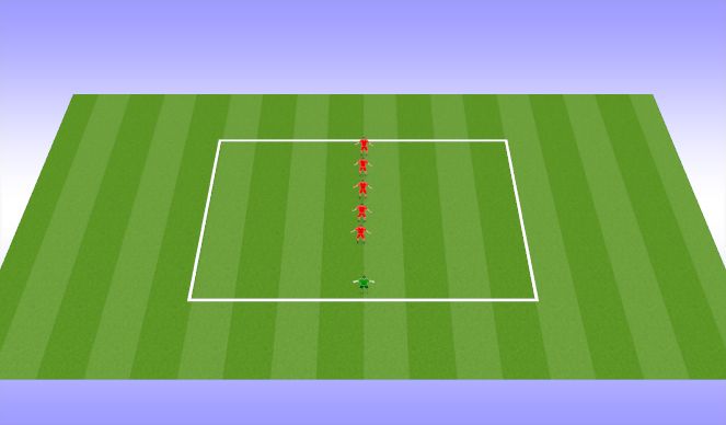 Football/Soccer Session Plan Drill (Colour): Warm Up 