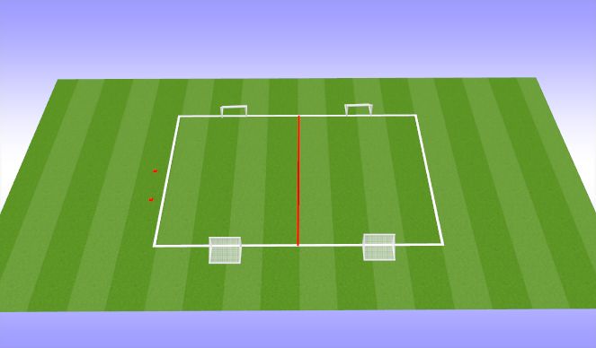Football/Soccer Session Plan Drill (Colour): SSG