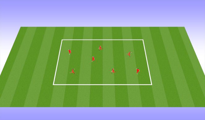 Football/Soccer Session Plan Drill (Colour): Warm Up/Phys Lit