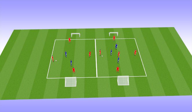 Football/Soccer Session Plan Drill (Colour): Screen 2