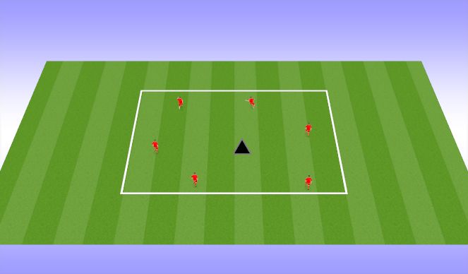 Football/Soccer Session Plan Drill (Colour): Cut Backs