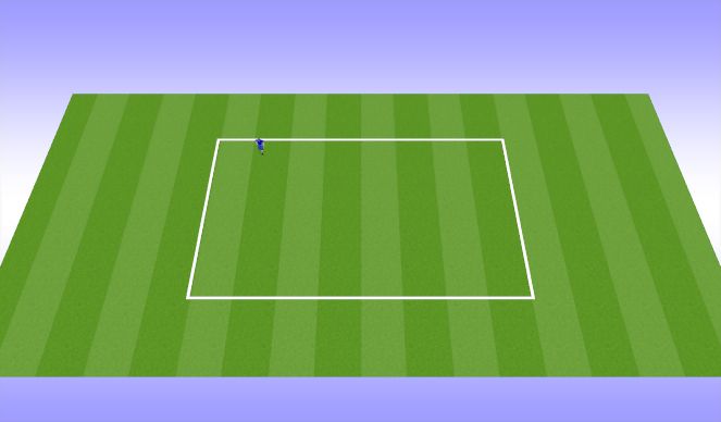 Football/Soccer Session Plan Drill (Colour): W up (10 min)