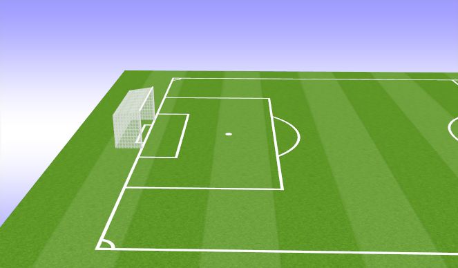 Football/Soccer Session Plan Drill (Colour): Phase 4