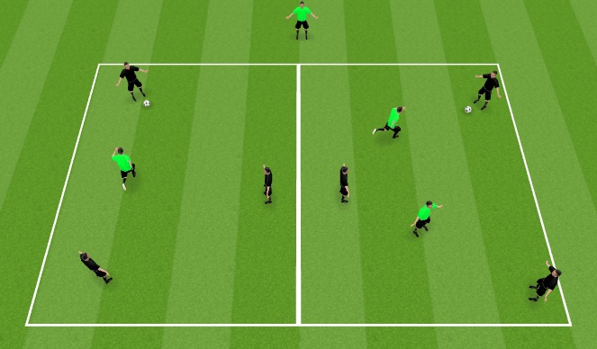 Football/Soccer Session Plan Drill (Colour): Screen 1