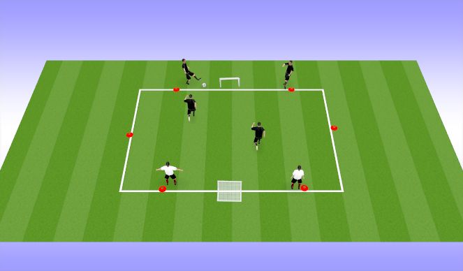 Football/Soccer Session Plan Drill (Colour): Screen 1