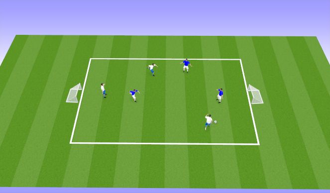 Football/Soccer Session Plan Drill (Colour): Match Play