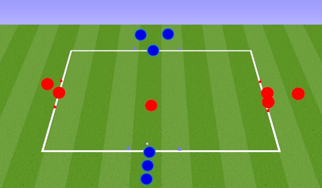Football/Soccer Session Plan Drill (Colour): Animation 1