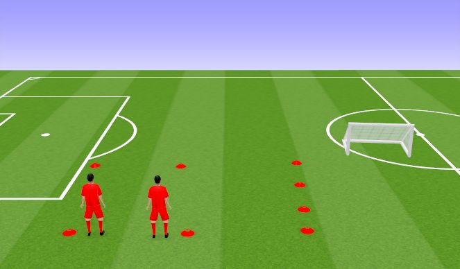 Football/Soccer Session Plan Drill (Colour): Session (20 minutes)