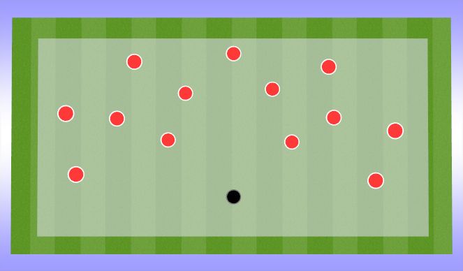 Football/Soccer Session Plan Drill (Colour): Cool Down