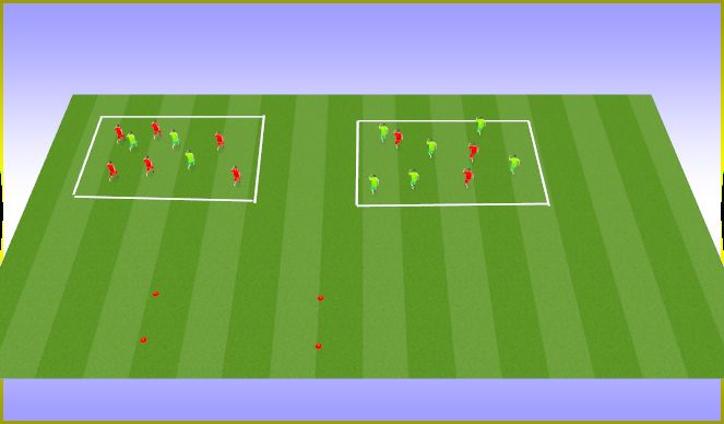 Football/Soccer Session Plan Drill (Colour): Screen 1