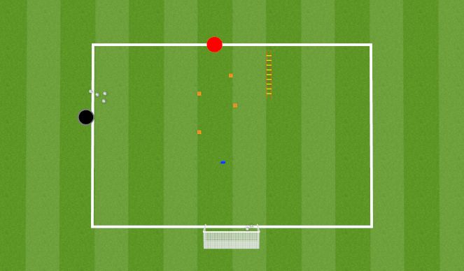 Football/Soccer Session Plan Drill (Colour): Animation 1