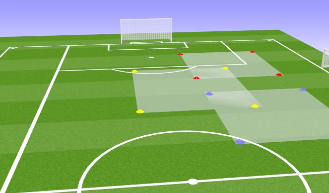 Football/Soccer Session Plan Drill (Colour): Speed Squares