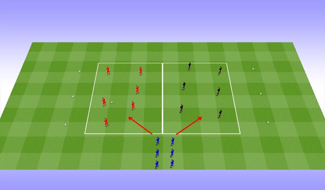 Football/Soccer Session Plan Drill (Colour): Screen 3