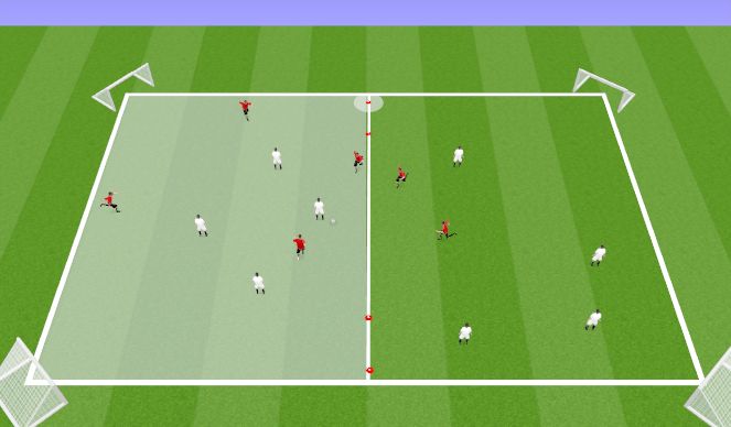 Football/Soccer Session Plan Drill (Colour): Possession