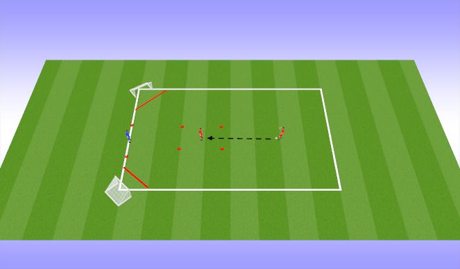 Football/Soccer Session Plan Drill (Colour): Passing Option 5