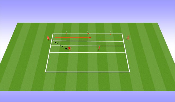 Football/Soccer Session Plan Drill (Colour): Passing option 8
