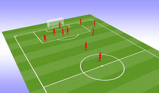 Football/Soccer Session Plan Drill (Colour): Animation 1