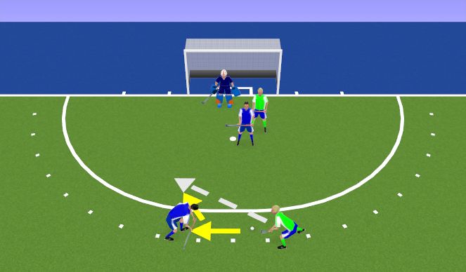 Hockey Session Plan Drill (Colour): Screen 1
