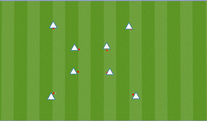 Football/Soccer Session Plan Drill (Colour): Passing Pattern #2