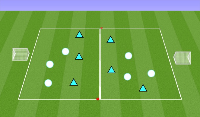 Football/Soccer Session Plan Drill (Colour): Training Game