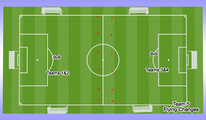 Football/Soccer Session Plan Drill (Colour): SSG