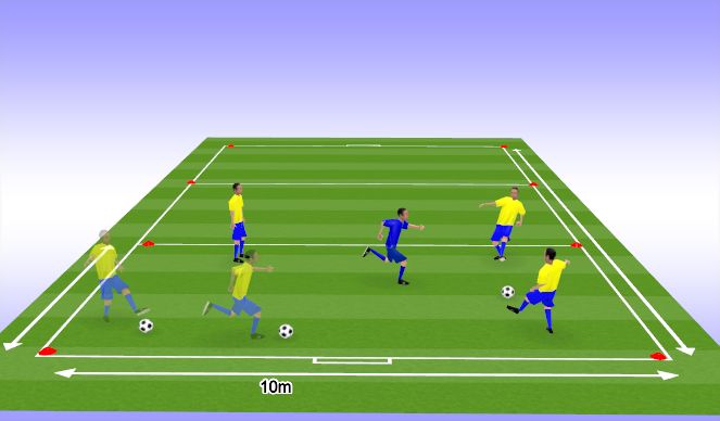 Football/Soccer Session Plan Drill (Colour): 1. Arrival Drills