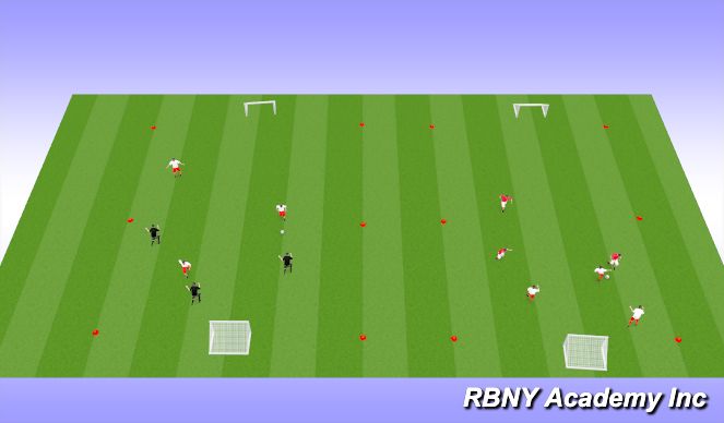 Football/Soccer Session Plan Drill (Colour): 5Ws