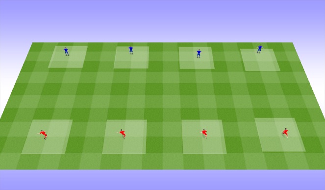 Football/Soccer Session Plan Drill (Colour): First Touch 