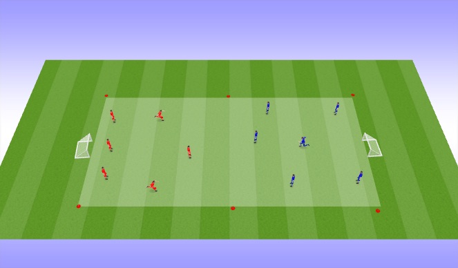 Football/Soccer Session Plan Drill (Colour): Match