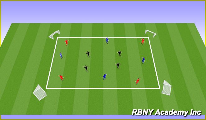Football/Soccer Session Plan Drill (Colour): SLiverpool Rondo