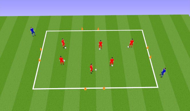 Football/Soccer Session Plan Drill (Colour): Screen 1