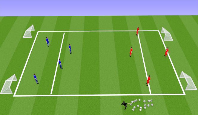 Football/Soccer Session Plan Drill (Colour): Screen 2